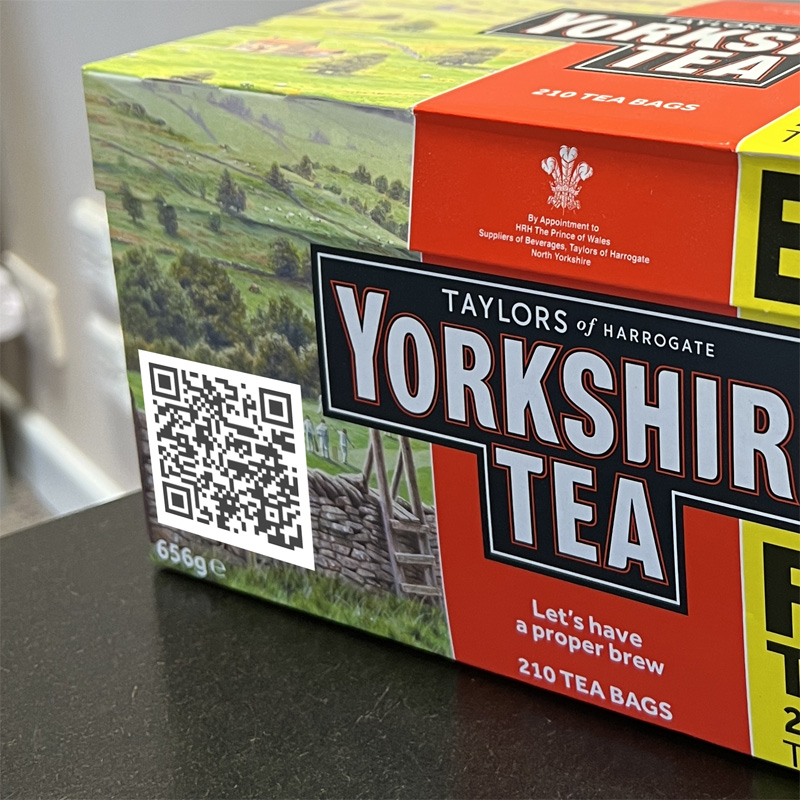 zoomed in version of the whatsapp marketing product qr code integration